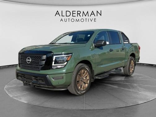 Tactical Green Metallic 2024 Nissan Titan SV