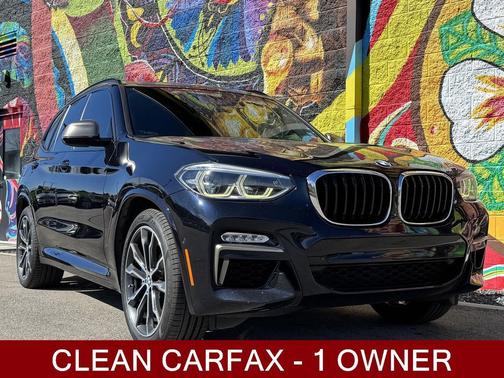 Carbon Black Metallic 2018 BMW X3 M40i