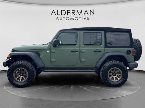 Billet Silver Metallic Clearcoat 2018 Jeep Wrangler Unlimited Sport