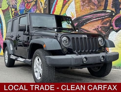 Black Clearcoat 2012 Jeep Wrangler Unlimited Sport
