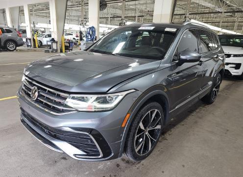 Platinum Gray Metallic 2022 Volkswagen Tiguan 2.0T SEL R-Line 4MOTION