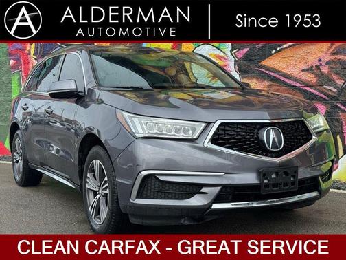 Modern Steel Metallic 2018 Acura MDX 3.5L