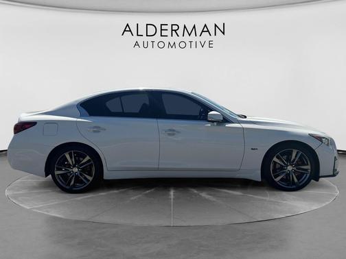 Pure White 2019 INFINITI Q50 3.0t Signature Edition