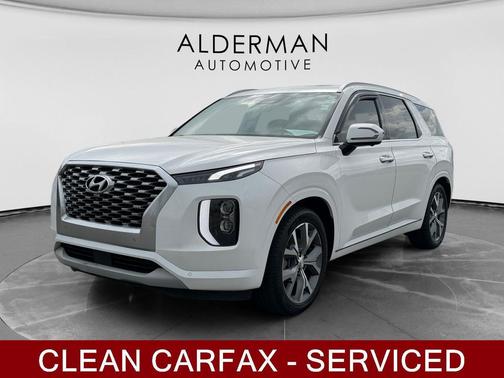 Hyper White 2021 Hyundai PALISADE Limited