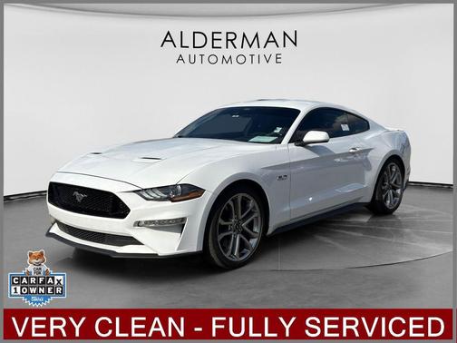 Oxford White 2022 Ford Mustang GT Premium