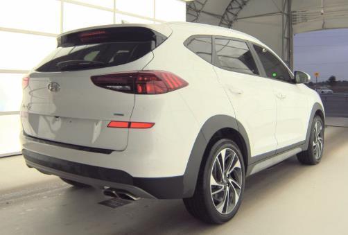 Dazzling White 2019 Hyundai TUCSON Sport