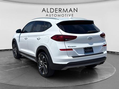 Dazzling White 2019 Hyundai TUCSON Sport