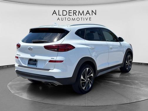 Dazzling White 2019 Hyundai TUCSON Sport