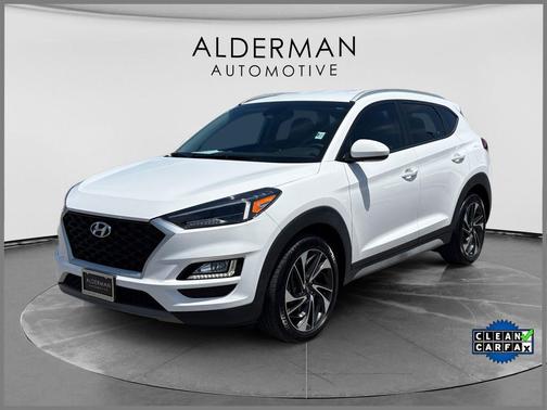 Dazzling White 2019 Hyundai TUCSON Sport