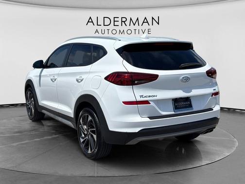 Dazzling White 2019 Hyundai TUCSON Sport