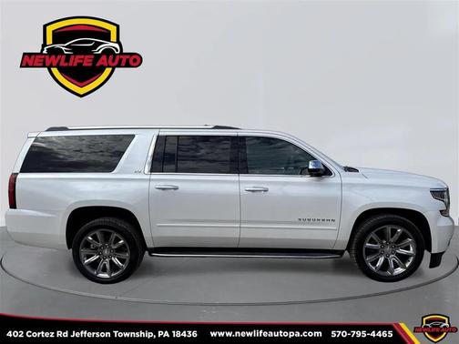 White 2016 Chevrolet Suburban LTZ