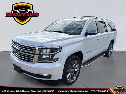 White 2016 Chevrolet Suburban LTZ