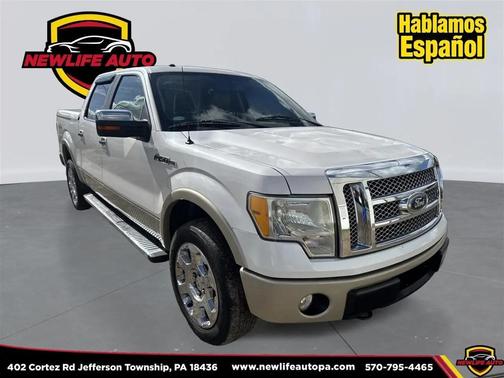 White 2010 Ford F-150 Lariat SuperCrew