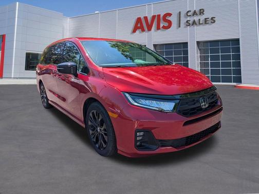 Radiant Red Metallic II 2025 Honda Odyssey Sport-L