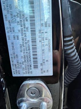 Agate Black Metallic 2025 Ford Escape Active