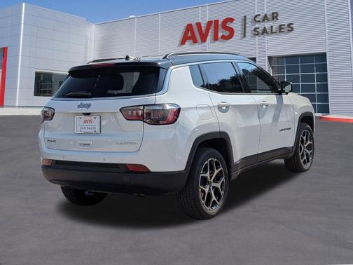 Bright White Clearcoat 2025 Jeep Compass Limited