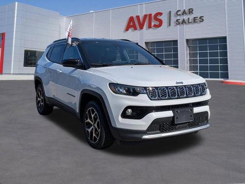 Bright White Clearcoat 2025 Jeep Compass Limited
