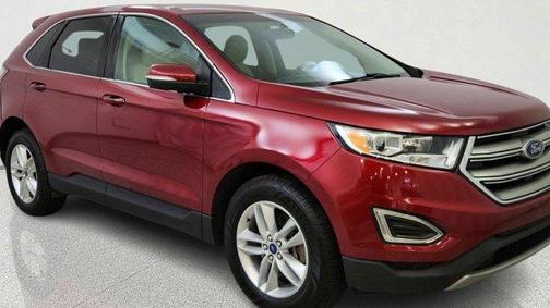Red 2016 Ford Edge SEL
