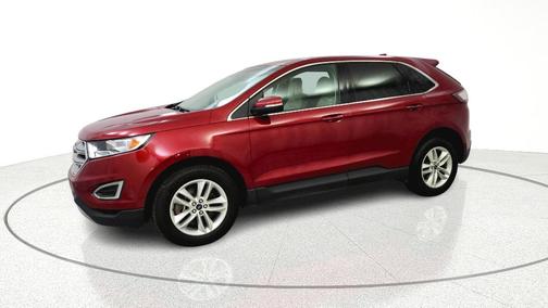Red 2016 Ford Edge SEL