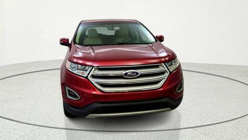 Red 2016 Ford Edge SEL