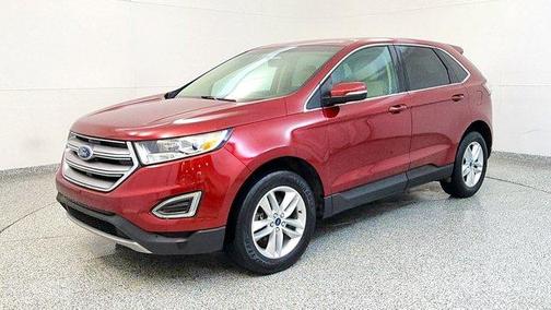 Red 2016 Ford Edge SEL