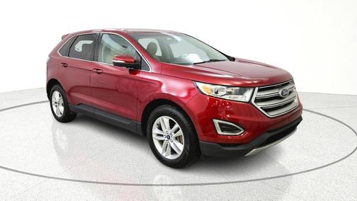 Red 2016 Ford Edge SEL