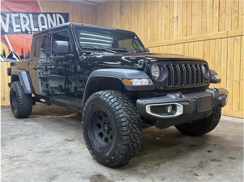 Black 2024 Jeep Gladiator Sport
