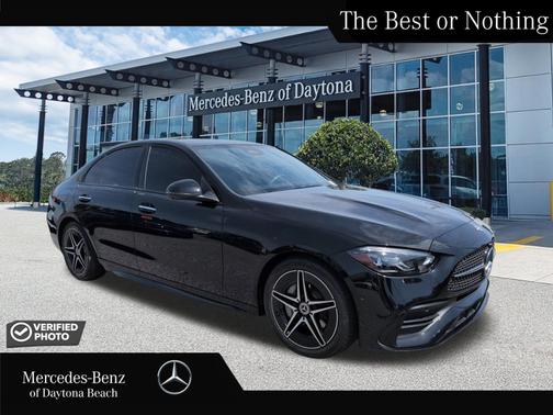 Black 2023 Mercedes-Benz C-Class