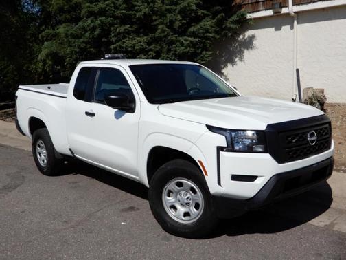 Glacier White 2024 Nissan Frontier S