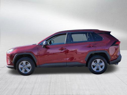 Ruby Flare Pearl 2025 Toyota RAV4 Hybrid LE