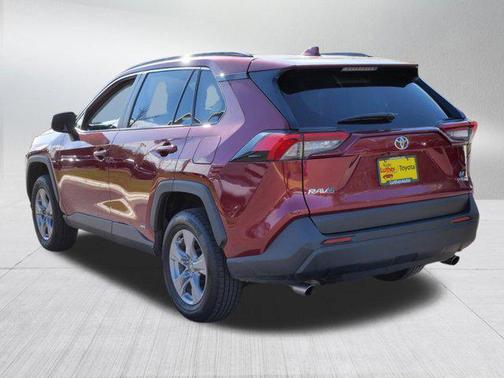 Ruby Flare Pearl 2025 Toyota RAV4 Hybrid LE