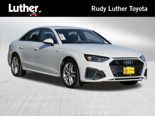Glacier White Metallic 2020 Audi A4 45 Premium