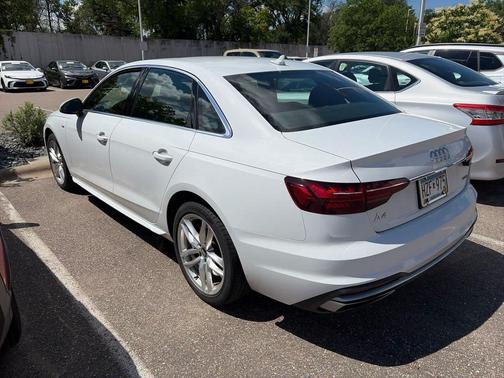 Glacier White Metallic 2020 Audi A4 45 Premium