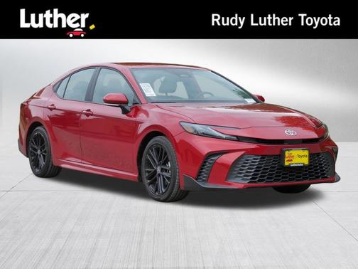 Supersonic Red 2025 Toyota Camry SE