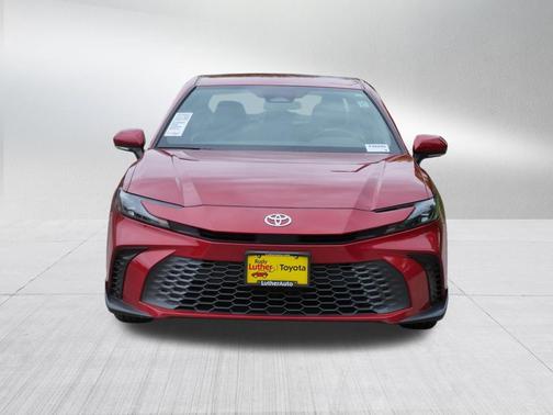 Supersonic Red 2025 Toyota Camry SE