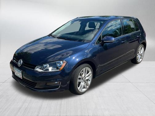 Night Blue Metallic 2017 Volkswagen Golf TSI SE 4-Door