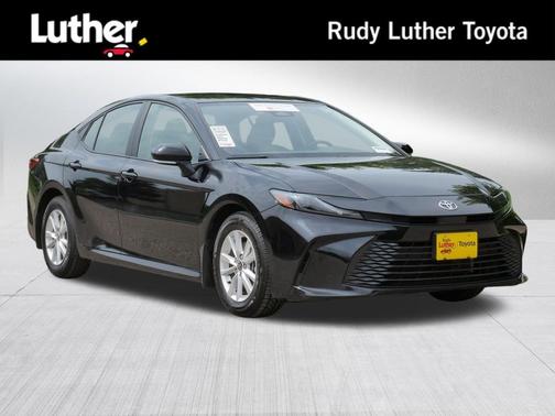 Midnight Black Metallic 2025 Toyota Camry LE