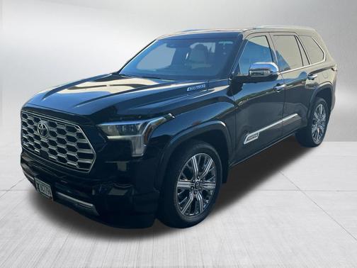Midnight Black Metallic 2025 Toyota Sequoia Capstone