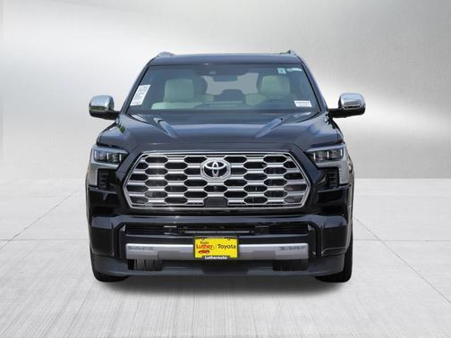 Midnight Black Metallic 2025 Toyota Sequoia Capstone