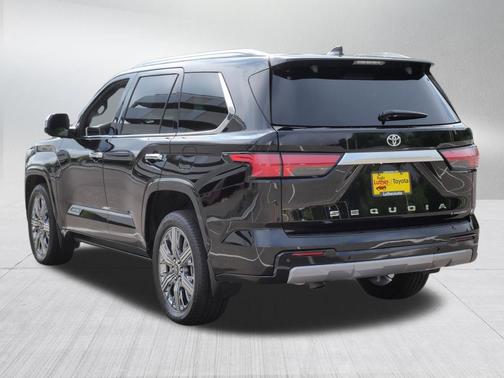 Midnight Black Metallic 2025 Toyota Sequoia Capstone