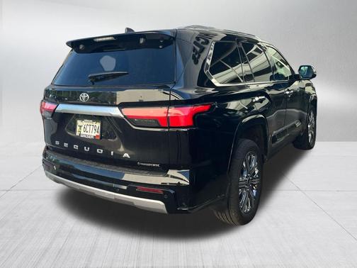 Midnight Black Metallic 2025 Toyota Sequoia Capstone