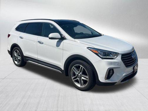 Monaco White 2017 Hyundai SANTA FE Limited Ultimate