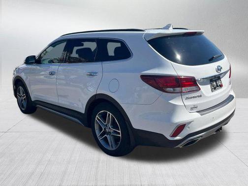 Monaco White 2017 Hyundai SANTA FE Limited Ultimate