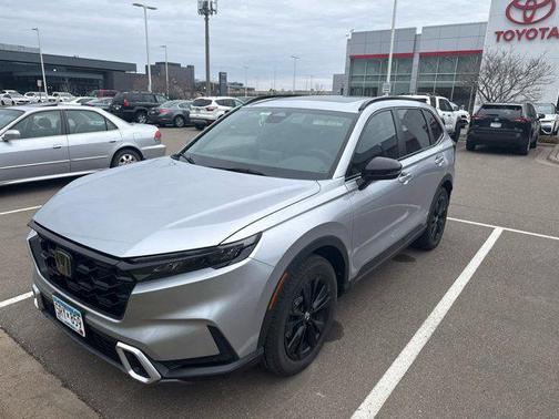 Solar Silver Metallic 2026 Honda CR-V Hybrid Sport Touring AWD