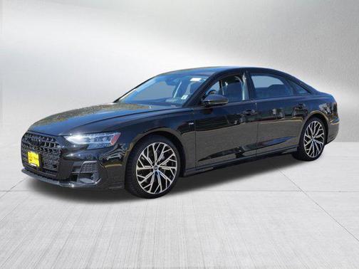 Mythos Black Metallic 2023 Audi A8 L 55 TFSI quattro Tiptronic