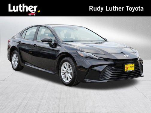 Midnight Black Metallic 2025 Toyota Camry LE