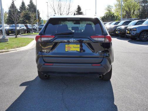 Midnight Black Metallic 2025 Toyota RAV4 Hybrid LE