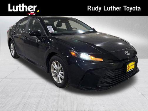 Midnight Black Metallic 2025 Toyota Camry LE