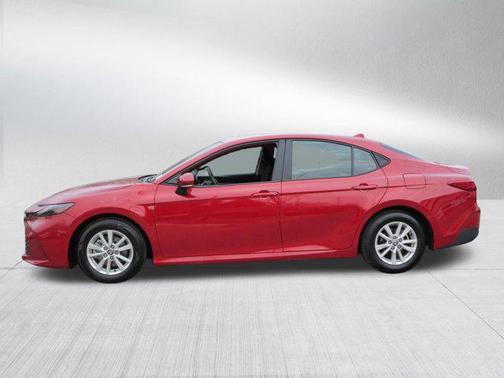 Supersonic Red 2025 Toyota Camry LE