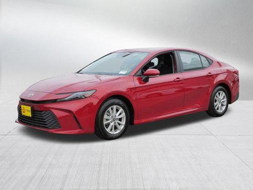 Supersonic Red 2025 Toyota Camry LE